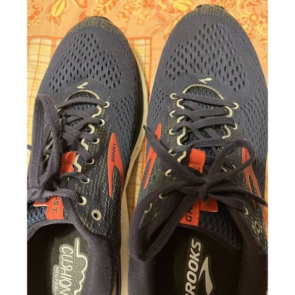 Brooks Mens Ghost 11 1102881D428 Blue Red Running Shoes Sneakers Size 12.5 D GUC - Picture 4 of 16